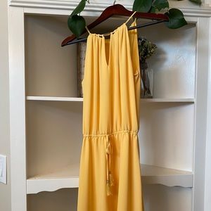 Spring yellow dress from White House Black Market
